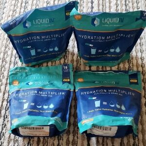 Liquid I.V. Hydration Multiplier Electrolyte Drink Mix 4 bags